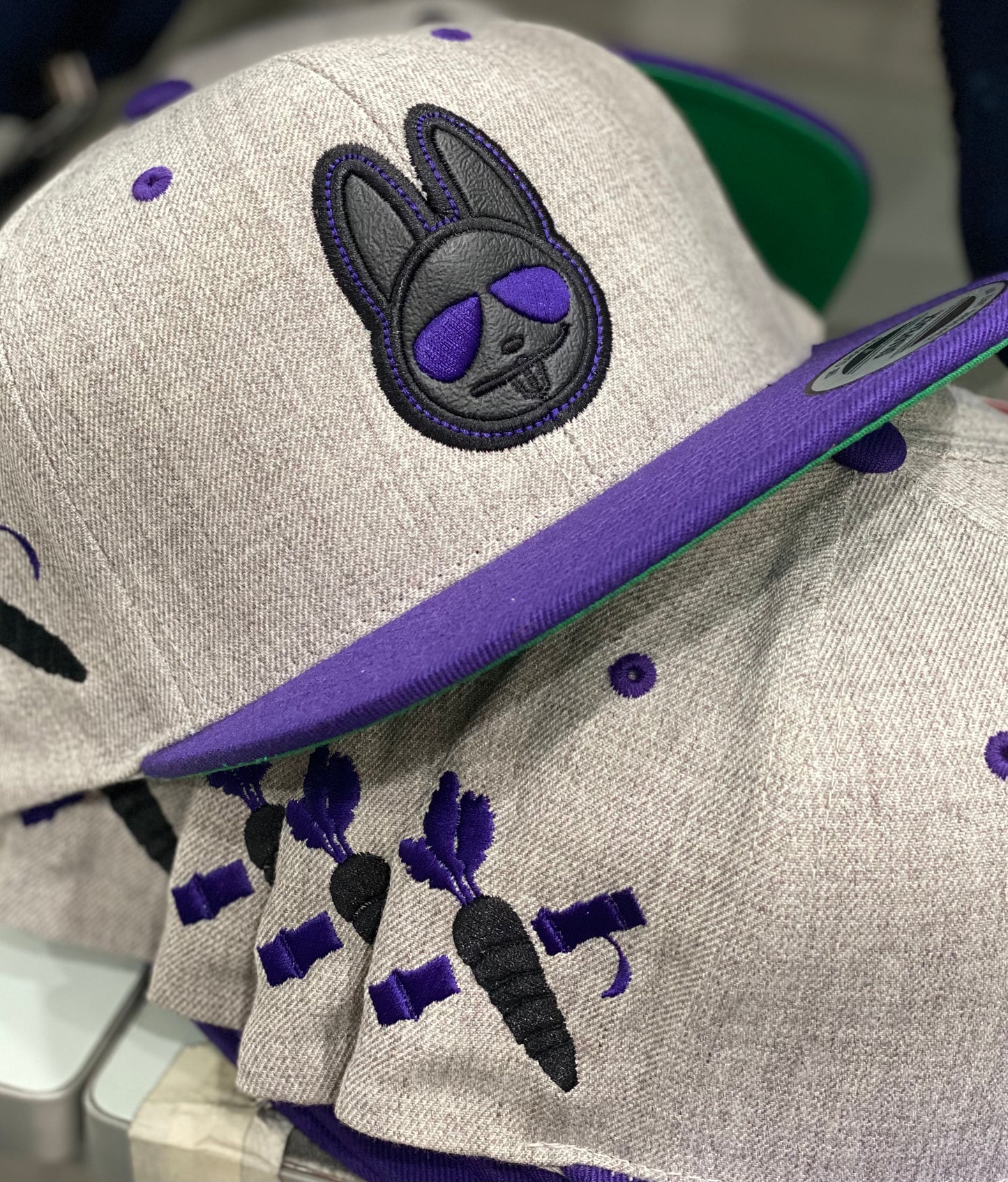 BP Grey - Purple/ Black