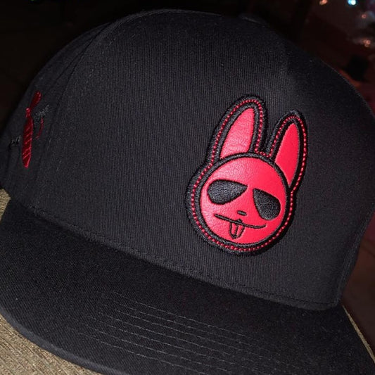 Original Bunny Red on Black