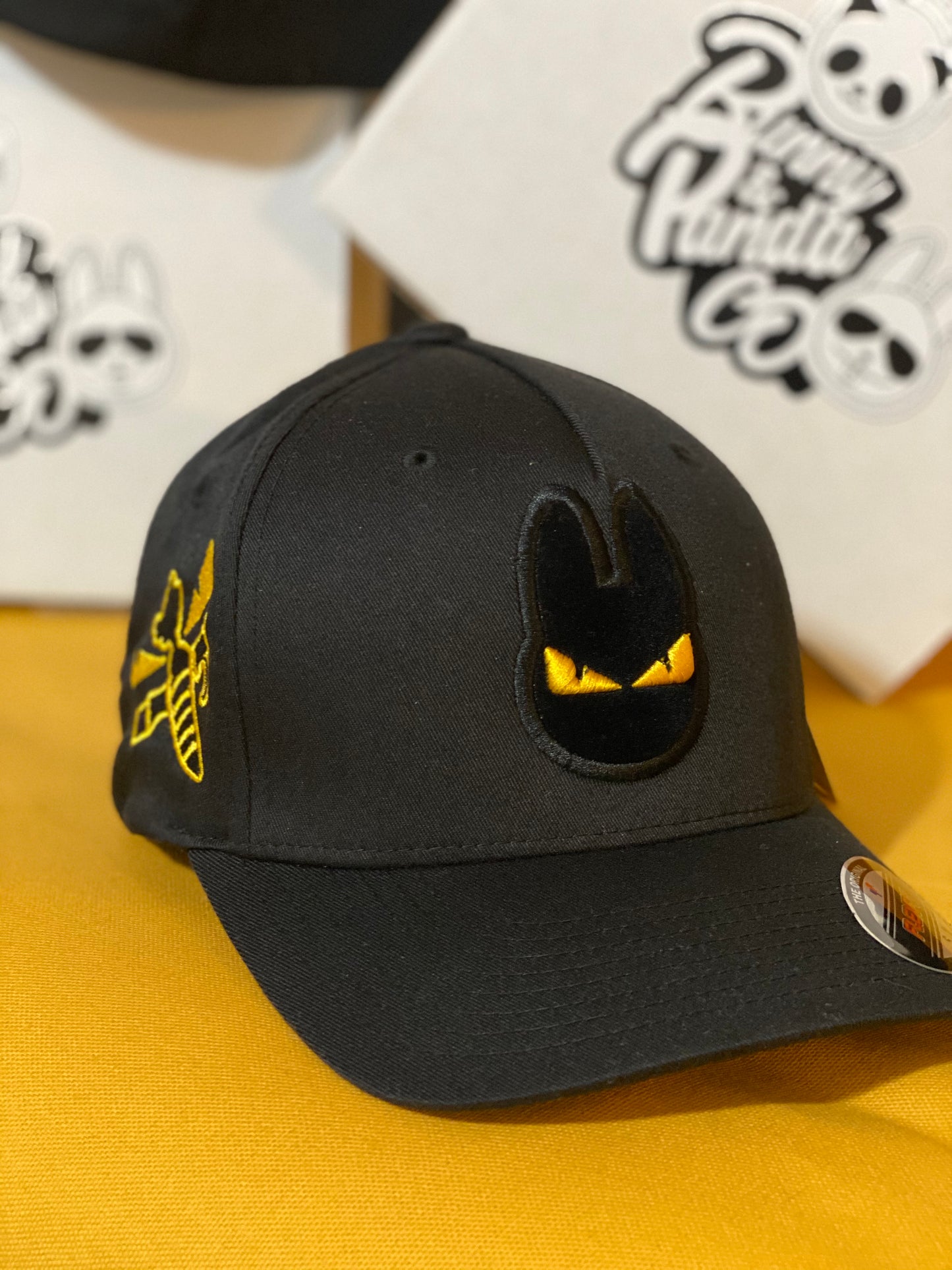 Flex Fit- Black - Black/Yellow