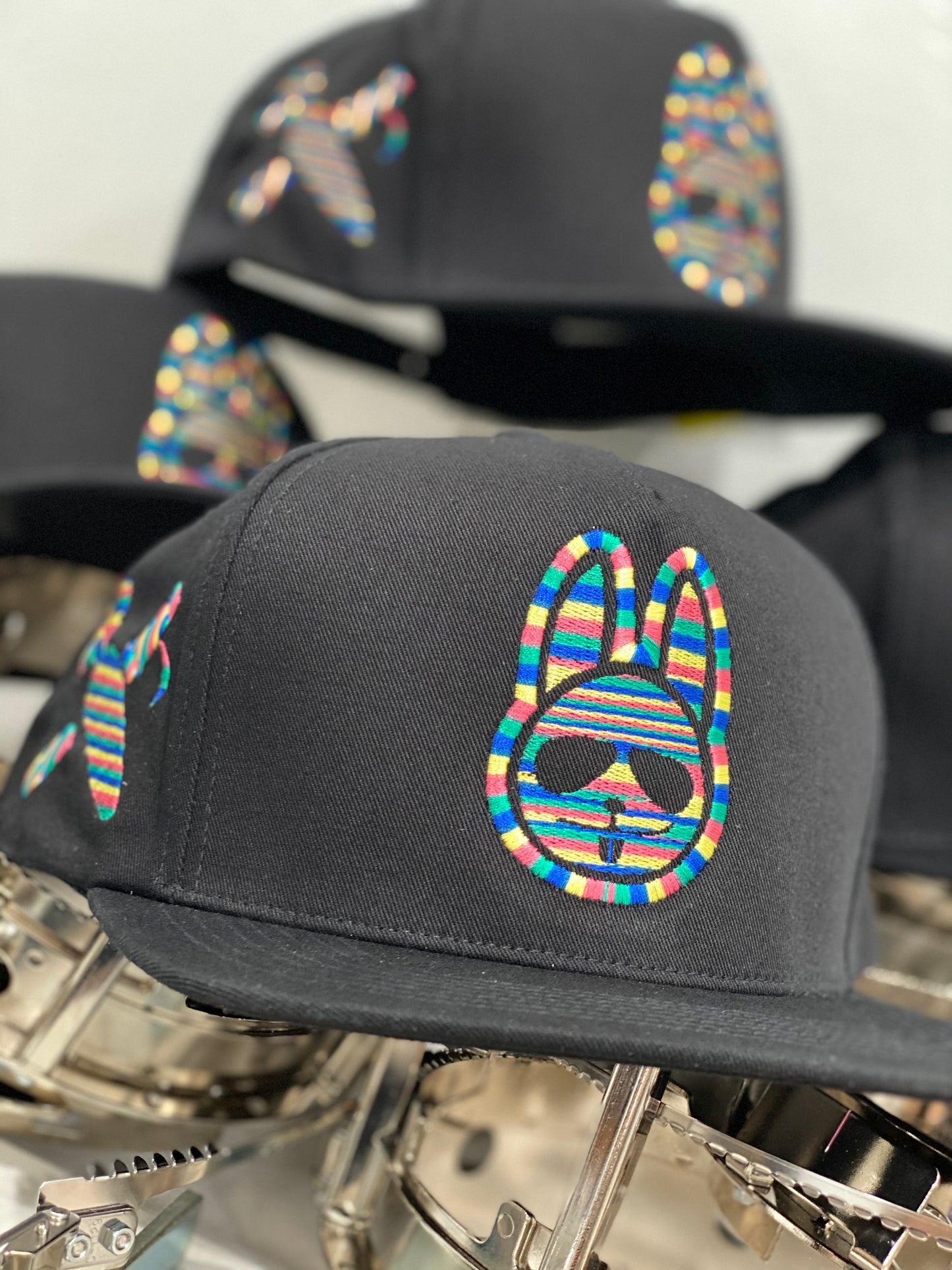 Charcoal - Rainbow Bunny