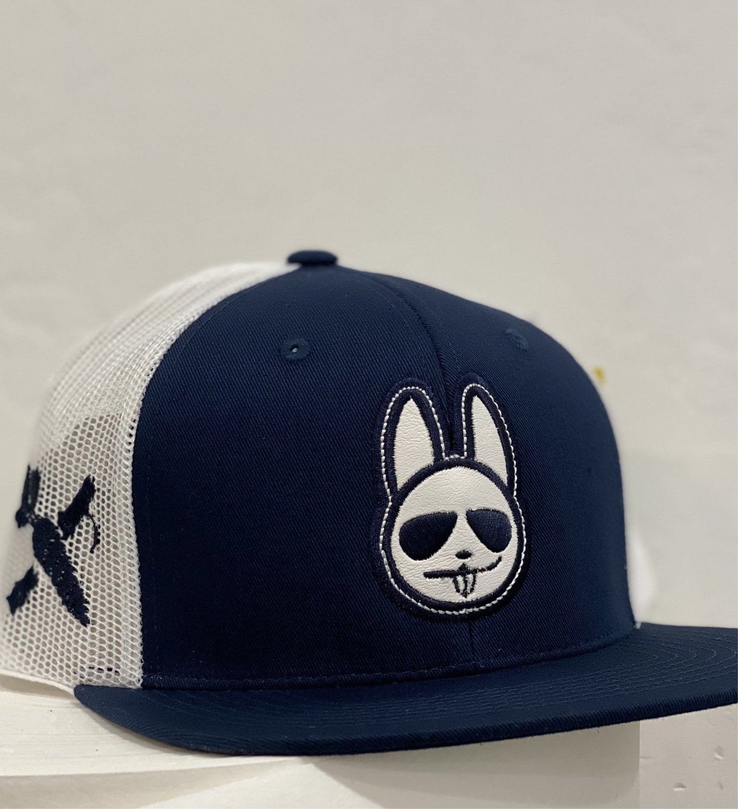 Navy/White - White Bunny