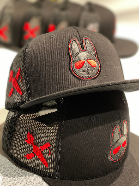Black -  Black/Red